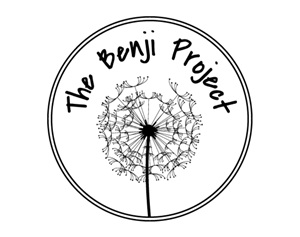 Benji Project logo with seeded dandelion.