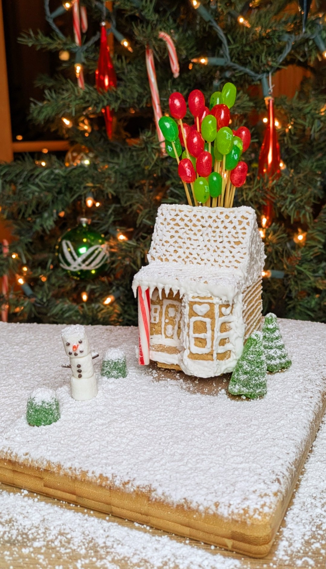 Gingerbread House: "Up" to the North Pole