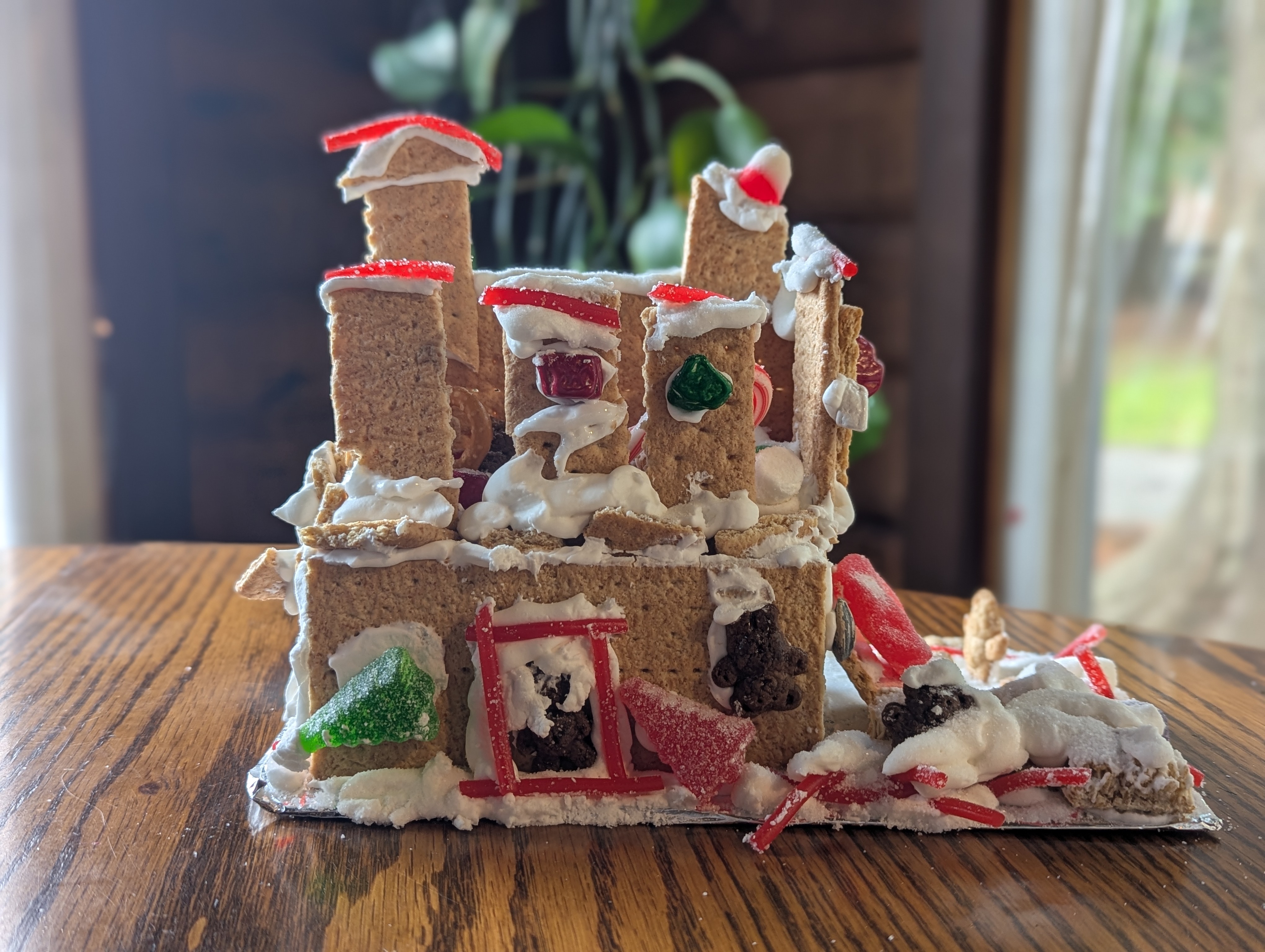 Gingerbread House: Bus Castle Rocketship