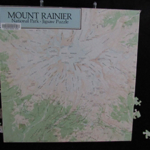 Topo map of Mount Rainier National Park