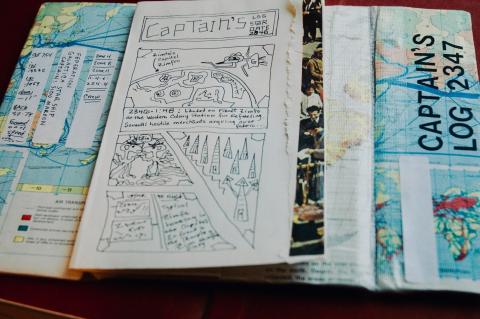 Captain's log art project