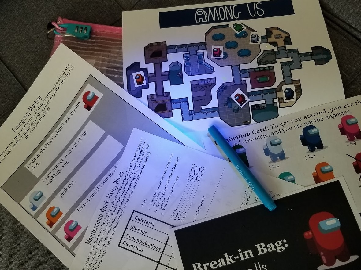 Teen Breakout Bag Challenge: Among Us