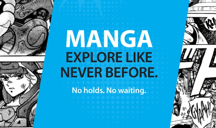 Manga for Teens hoopla image "Explore like never before"