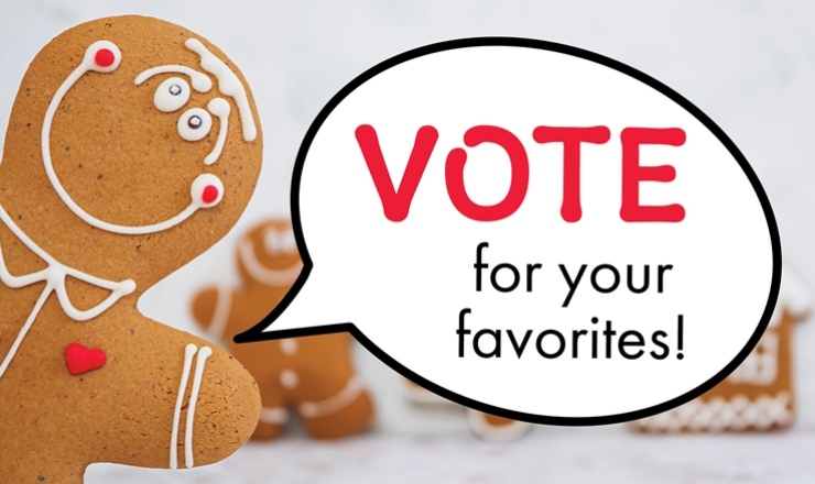 Vote for Your Favorites in the Gingerbread House-Making Contest