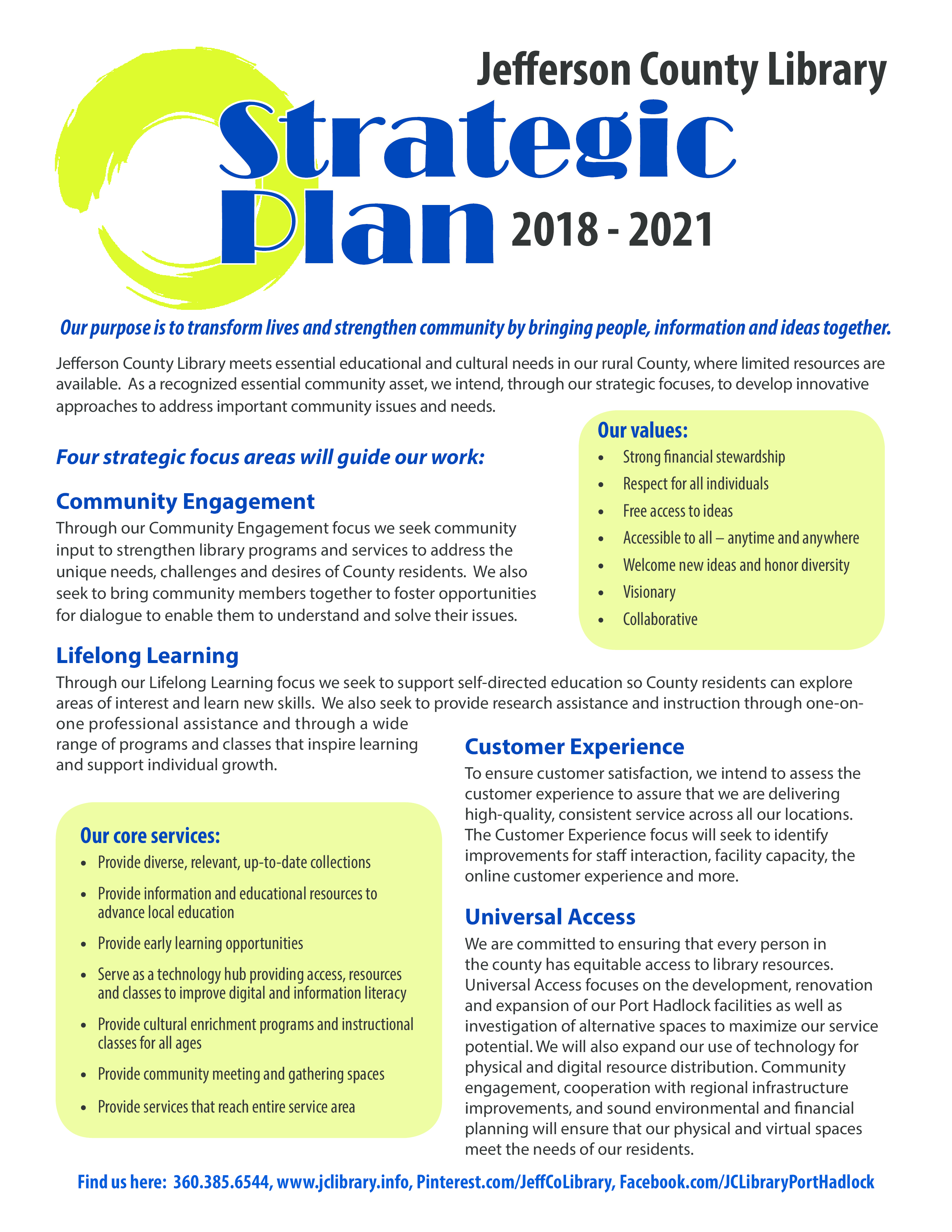 strategic plan for library pdf