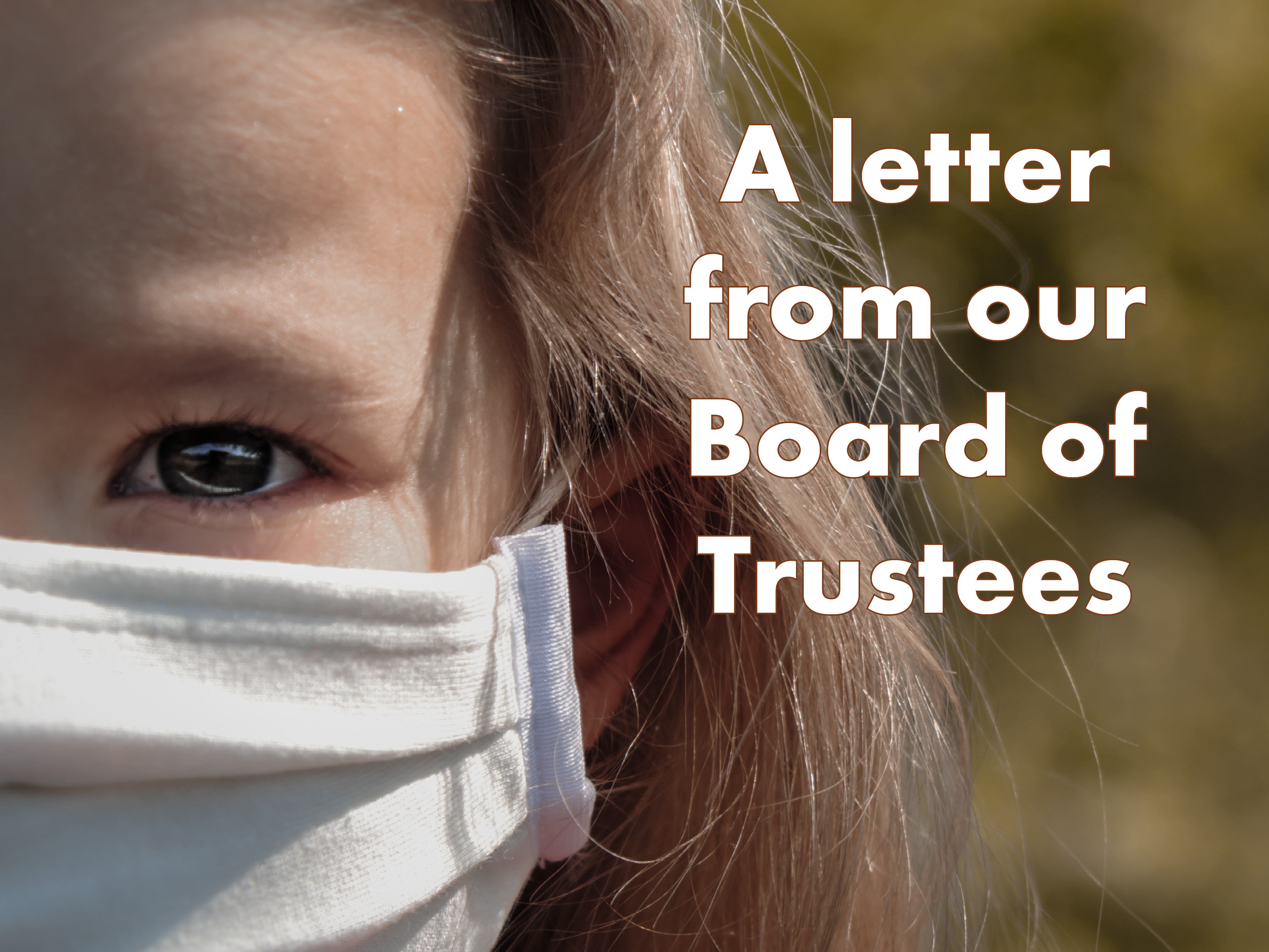 A Letter from our Trustees about Vaccination